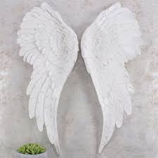 Large Angel Wing Pair Wall Plaque