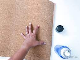 How To Make A Stenciled Diy Cork Board