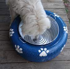 Maybe you would like to learn more about one of these? Spill Proof Dog Bowl Recycled Tire Diy Oldtiresturnnew Rural Mom