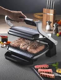 t fal optigrill grill stainless steel