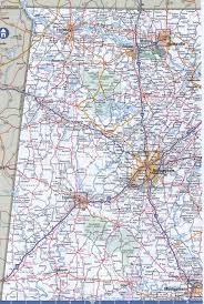 This historical alabama map collection are from original copies. Map Of Alabama Northern Free Highway Road Map Al With Cities Towns Counties