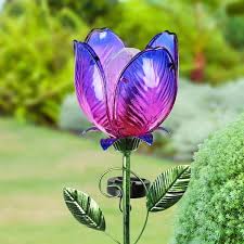 Exhart Solar Flower 2 98 Ft Purple