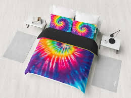 colorful tie dye bedding sets duvet