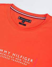 tommy hilfiger text bar corporate t