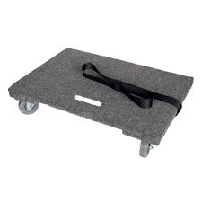 4 wheel carpeted platform dolly cts cargo
