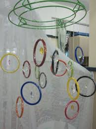 beautiful wall hanging with bangles
