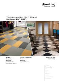 Vinyl Composition Tile Vct And Biobased Tile Bbt