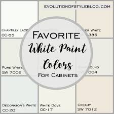 white kitchen cabinet paint colors