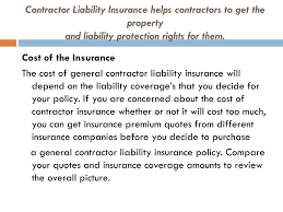 Learn the definition, cost, and get a quote for commercial liability insurance for your business. Ppt Contractor Liability Insurance Helps Contractors Powerpoint Presentation Id 1493054