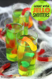 gummy worm jello shooters