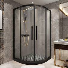 easy clean glass sliding shower door