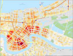 new orleans crime map gis geography