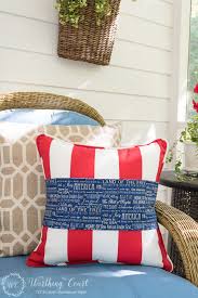 4th of july decorations at tucker hill. Front Porch Outdoor 4th Of July Decorating Ideas The Budget Decorator