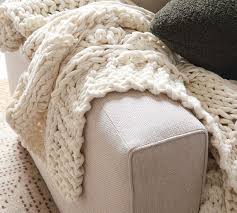 Pottery barn colossal handknit throw. Colossal Handknit Throw Blanket Pottery Barn