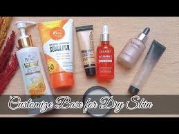 how to make flawless base on dry skin