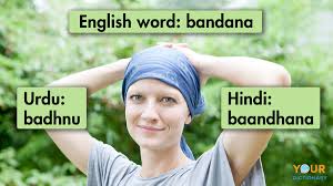 english words of hindi or urdu origin