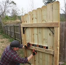 How To Fix A Sagging Fence Gate