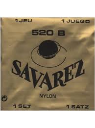Savarez 520b Traditional Classical Guitar Strings White Low Tension Set