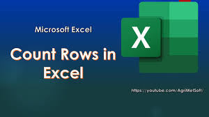 count rows in excel counting rows