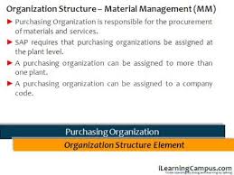Sap Material Management Mm Organization Structute Relationship