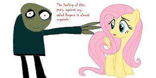 Quotes and other scenes from the series are used as gifs and memes. Salad Fingers And Mlp