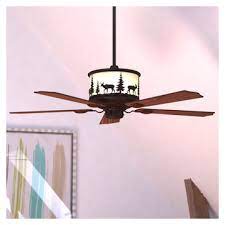 Rustic Ceiling Fans With Yellow Blades