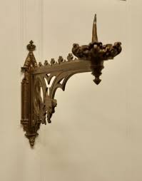 French Gothic Wall Candleholders
