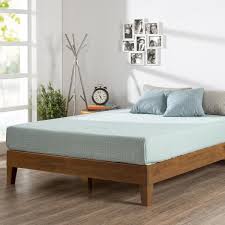 full deluxe wood platform bed