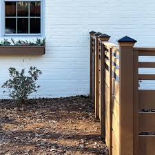 how to build a horizontal fence that
