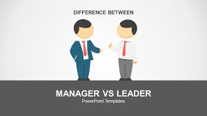 Manager Vs Leader Powerpoint Template