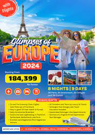 europe tour package glimpses of europe