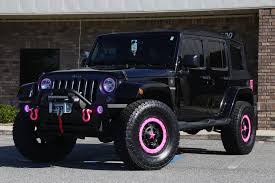 16 Lifted Jeep With Rockstars Pink Accents Trinity
