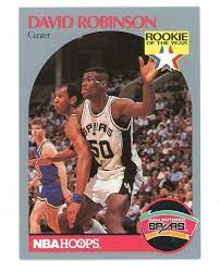 They were only printed in limited qualities, which meant that the demand for the card was through the roof, increasing the prices of these cards on the aftermarket. Amazon Com 1990 91 Hoops 270 David Robinson Spurs Nba Basketball Collectibles Fine Art