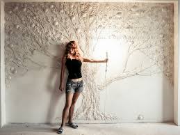 Apple Tree 3d Art In Interior Drywall