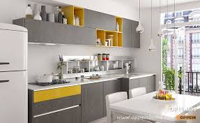 Welcome to our gallery of modern kitchen cabinets showcasing styles, colors, hardware and design ideas. 10 Square Meters Straight Line Modern Style Kitchen Design Op16 M06 Oppein The Largest Cabinetry Manufacturer In Asia