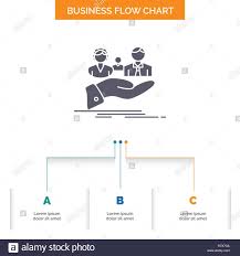 Insurance Health Family Life Hand Business Flow Chart