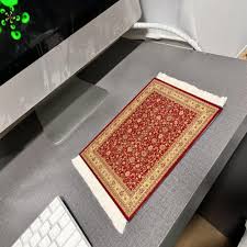 retro pattern carpet mousepads non slip