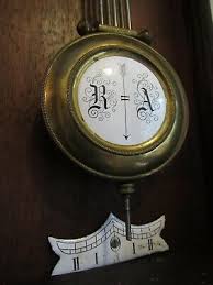 Antique Wall Clock Rare Ra Junghans