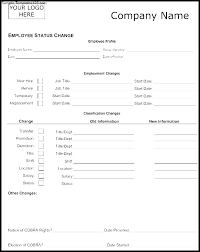 Employee Information Update Form Template