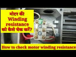 how to check motor winding resistance
