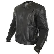 Details About Xelement Mens S 1013 Level 3 Armored Padded Stretch Leather Motorcycle Jacket