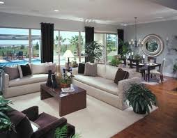 glamorous blue brown living room group
