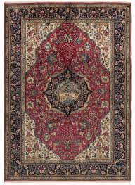 tabriz persian rug red 290 x 210 cm