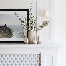 White Fireplace Mantel Design Ideas