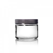 1 Oz Clear Glass Jar