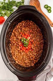 crock pot pinto beans recipe eating