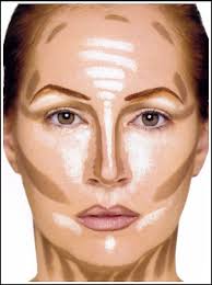 how to contour highlight for night