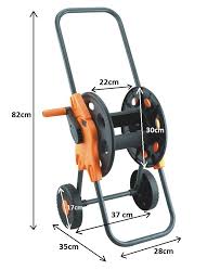 Abs Garden Hose Pipe Reel Cart With Wheels