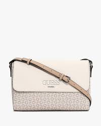 beige handbags for women by guess