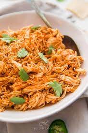 3 Ingredient Slow Cooker Mexican Shredded Chicken gambar png